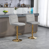 ZNTS COOLMORE Bar Stools with Back and Footrest Counter Height Dining Chairs 2PC/SET W395P144021