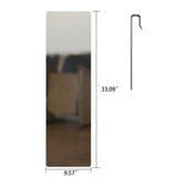 ZNTS Wall Mount Mirror Set of 2.MDF Mirror Wall Mount at Horizontal & Vertical hanging W760P143731