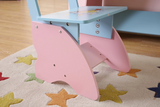 ZNTS Kids Funnel Olivia the Fairy Girls Dressing Table with Chair B05367937
