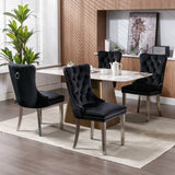 ZNTS Nikki Collection Modern, High-end Tufted Solid Wood Contemporary Velvet Upholstered Dining Chair W114352492