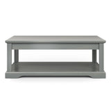 ZNTS Bridgevine Home Cheyenne 48 Inch Coffee Table, No Assembly Required, Mushroom Grey Finish B108131521