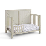 ZNTS Barnside 4-in-1 Convertible Crib Washed Gray B02257229