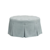 ZNTS Skirted Tufted 32" Round Ottoman B03548970