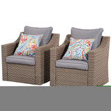 ZNTS Wicker Outdoor Furniture - Two single chair W1828105200