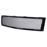 ZNTS ABS Plastic Car Front Bumper Grille for 2007-2013 Chevy Silverado 1500 ABS Coating QH-CH-001 Black 52034430