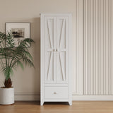 ZNTS Home Wide Storage Cabinet, 30",WHITE W33168385