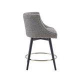 ZNTS Swivel Counter Stool B03548724