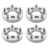 ZNTS 2pcs Professional Hub Centric Wheel Adapters Silver 38434726