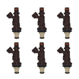 ZNTS 6Pcs Fuel Injector With Connector Plug Harness Pigtail Wire Replacement For Toyota Tacoma Tundra 86083224