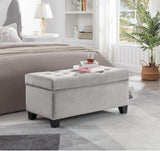 ZNTS Upholstered Storage Rectangular bench for Entryway Bench,Bedroom End of Bed Bench Foot of Bed Bench W2082130336