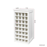 ZNTS 2.brown walnut color modular 32 wine bar cabinet Buffet Cabinet W1778133415