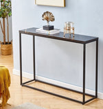ZNTS Console Tables for Entryway, Faux Marble Sofa Tables, Entryway Table for Living Room, Gold Entrance 80923819