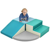 ZNTS Soft Climb and Crawl Foam Playset, Safe Soft Foam Nugget Block for Infants, Preschools, Toddlers, TX296663AAC