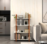 ZNTS Solid wood bookshelf,The four layer multifunctional open shelf can also be used as a bookshelf or W2181P152412
