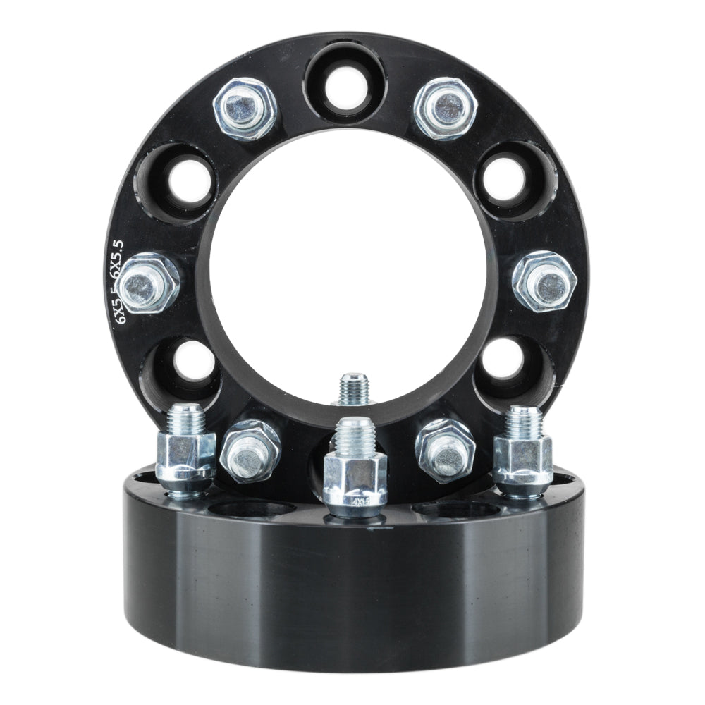 ZNTS 4pc 2" | 6x5.5/6x139.7| Black Wheel Spacers 108mm | 14x1.5 studs For Chevy & GMC 45319989
