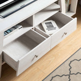 ZNTS ID USA 212859 TV Stand White Oak B107131386