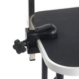 ZNTS 32" Foldable Pet Grooming Table with Adjustable Arm Black 98561703