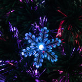 ZNTS 7FT Small Light Fiber Optic Christmas Tree 290 Branches 29963026