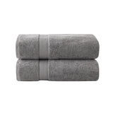 ZNTS 100% Cotton Bath Sheet Antimicrobial 2 Piece Set B03599339