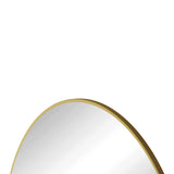 ZNTS Wall Mirror 39 Inch Gold Circular Mirror Metal Framed Mirror Round Vanity Mirror Dressing Mirror, W143570512