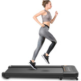 ZNTS Under Desk Treadmill Walking Pad with Remote Controll, Heavy Duty 2.5HP 300LBS W136259199