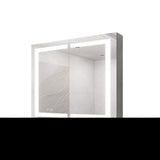 ZNTS 36 x 30 inch Medicine Cabinet with LED Vanity Mirror, Anti-Fog, Recessed or Surface Mount, W1738100837