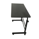 ZNTS Removable P2 15MM Chipboard & Steel Side Table Black 35949571