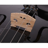 ZNTS New 4/4 Acoustic Violin Case Bow Rosin Black 67620583