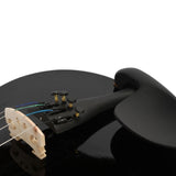 ZNTS New 1/2 Acoustic Violin Case Bow Rosin Black 35262794
