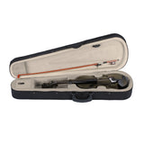 ZNTS New 3/4 Acoustic Violin Case Bow Rosin Black 59680382