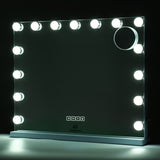 ZNTS Makeup Mirror With 15pcs LED Light Music Speaker Tabletop Or Wall Mounted 64880993