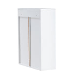 ZNTS Wood wall-mounted storage cabinet, 5-layer toilet bathroom storage cabinet, multifunctional cabinet W126550952