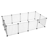 ZNTS Pet Playpen, Small Animal Cage Indoor Portable Metal Wire Yard Fence for Small Animals, Guinea Pigs, 15564633