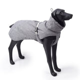 ZNTS New Style Dog Winter Jacket with Waterproof Warm Polyester Filling Fabric-（gray,size L） 45933562