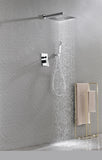 ZNTS 12" Rain Shower Head Systems Wall Mounted Shower W92869406