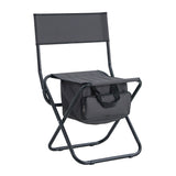 ZNTS 4-piece Folding Outdoor Chair with Storage Bag, Portable Chair for indoor, Outdoor Camping, Picnics W24172222