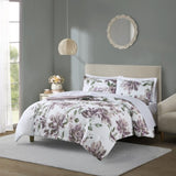 ZNTS Floral Comforter Set with Bed Sheets B035128919