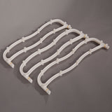 ZNTS 12 Layers Wall-mounted Style Home Shoe Rack White 21484399