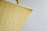 ZNTS 20"x20" Shower Head Stainless Steel Bathroom Showerhead Ceiling Mount W928123464