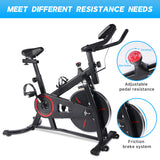 ZNTS YSSOA Exercise Bike Indoor Cycling Training Stationary Exercise Equipment for Home Cardio Workout SOFITNBIKE01B