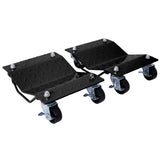 ZNTS Car Dolly, Heavy Duty Wheel Dolly,4 Tire Wheel Dolly Car Stakes 6000lbs Capacity,Black W465136667