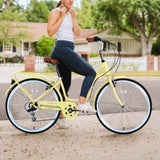 ZNTS 7 Speed, Steel Frame, Multiple Colors 26 Inch Ladies Bicycle W1019110563