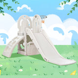 ZNTS Toddler Climber and Slide Set 4 in 1, Kids Playground Climber Freestanding Slide Playset with PP297713AAE