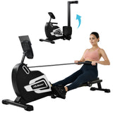 ZNTS Magnetic Rowing Machine Folding Rower with 14 Level Resistance Adjustable, LCD Monitor and Tablet MS281040AAE