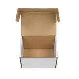 ZNTS 50 Corrugated Paper Boxes 6x4x4"（15.2*10*10cm）White Outside and Yellow Inside 08347843