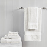ZNTS 6 Piece Organic Cotton Towel Set B03598768