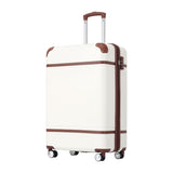 ZNTS 20 IN Luggage 1 Piece with TSA lock , Lightweight Suitcase Spinner Wheels,Carry on Vintage PP321683AAK