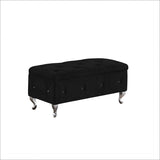 ZNTS Storage Bench, Flip Top Entryway Bench Seat with Safety Hinge, Storage Chest with Padded Seat, Bed W1359105921
