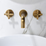 ZNTS Bathroom Faucet Wall Mounted Bathroom Sink Faucet-Archaize 52882513
