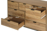 ZNTS Modern 7 Drawer Dresser Wood Cabinet W68858683